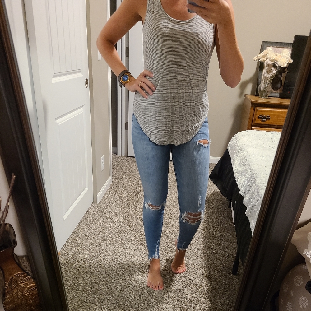 Striped ON tank